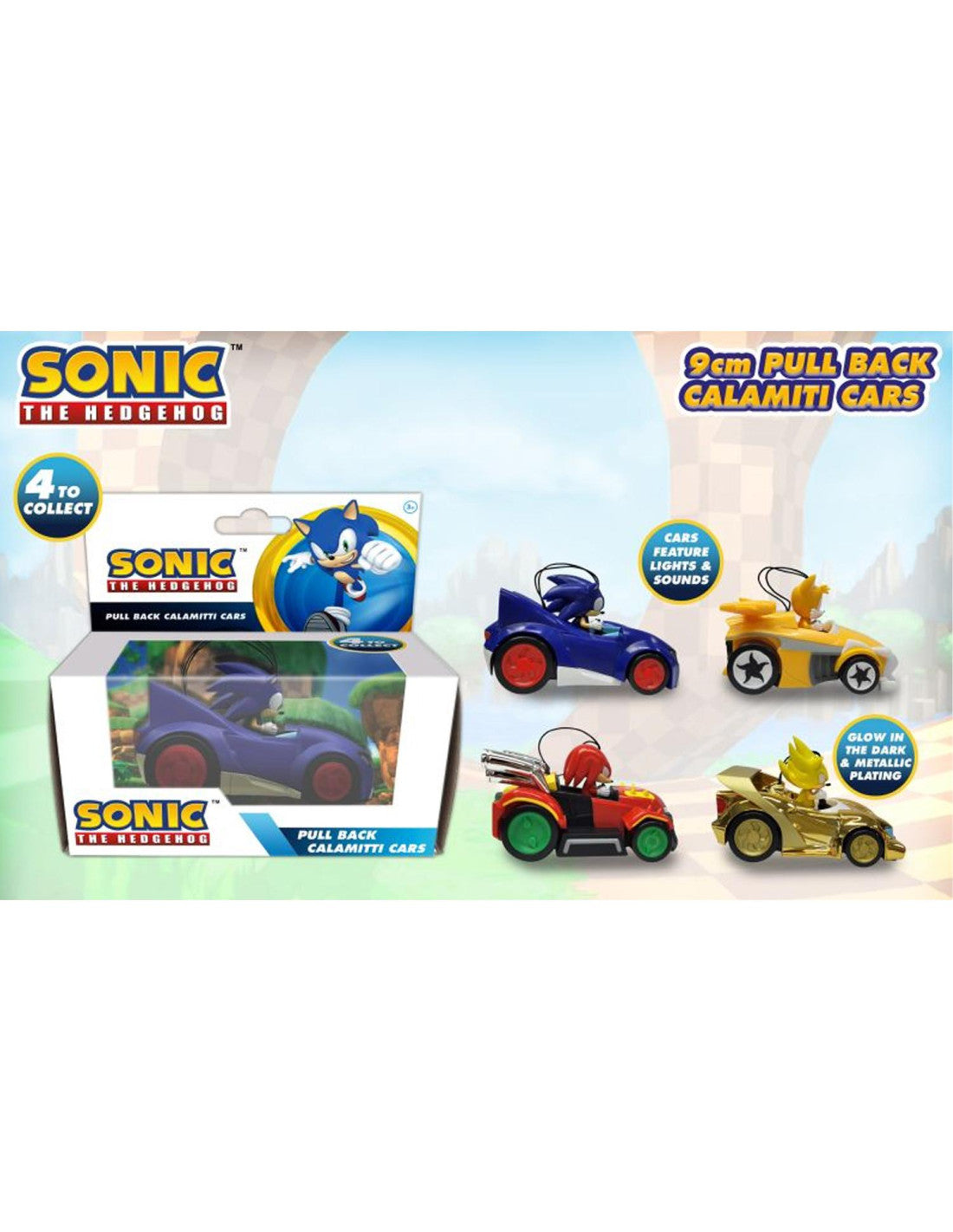 Sonic Auto CalamitiCar 4ass.te 1:32