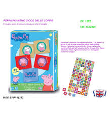 PEPPA PIG MEMO GIOCO DELLE COPPIE