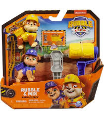 PAW PATROL RUBBLE & CREW SET 2 PERSONAGGI C/ACCES.6066727