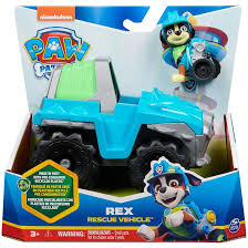 PAW PATROL REX PERSONAGGIO CON VEICOLO