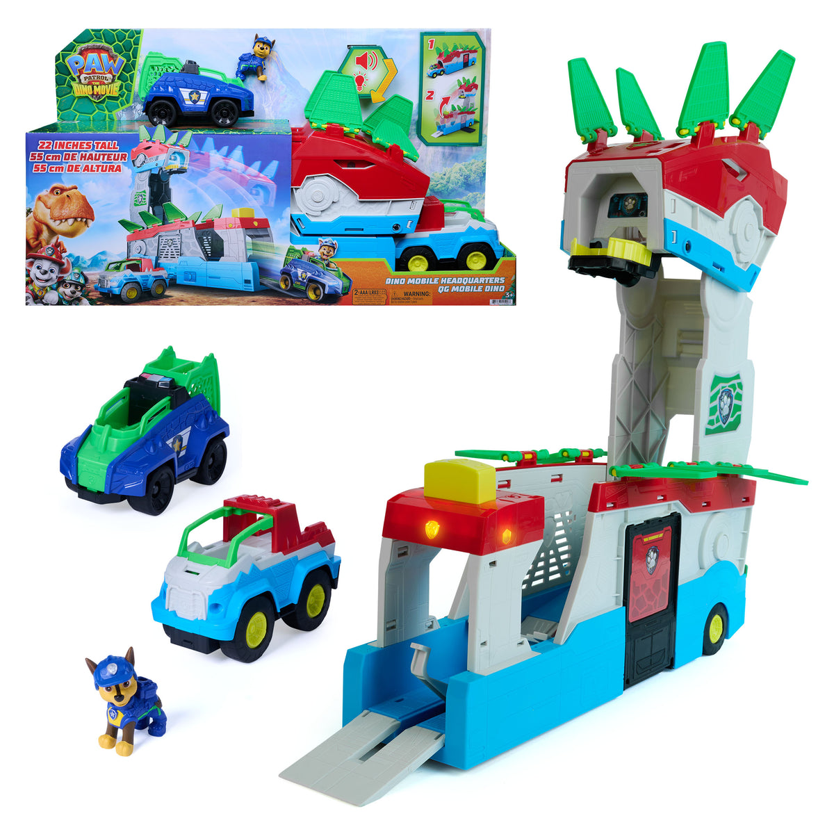 PAW PATROL DINO MOVIE PATROLLER TRASFOR.6076044