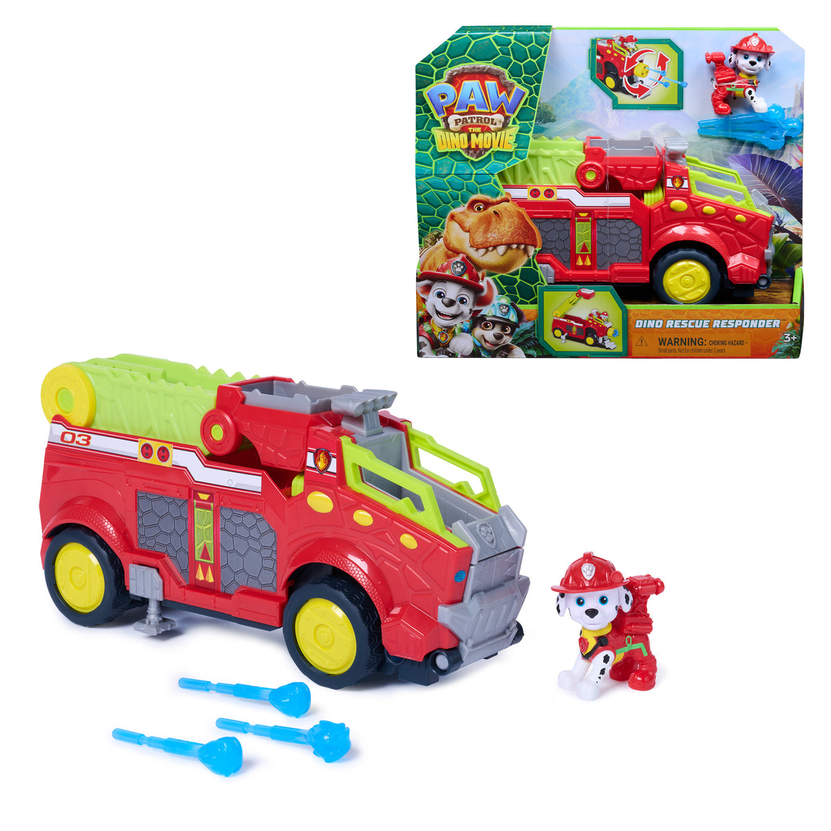 PAW PATROL DINO MOVIE VEICOLO DELUXE MARSHALL 6076167