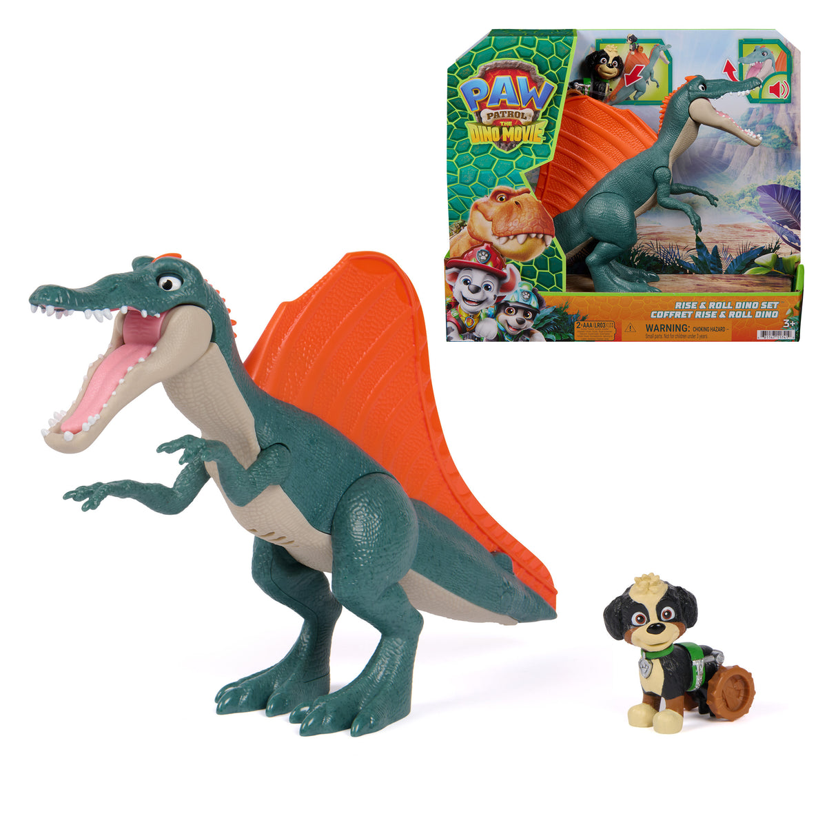 PAW PATROL DINO MOVIE SET REX & SPINOSAURO 6076188