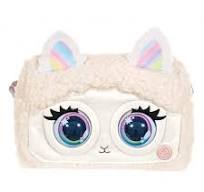 PURSE PETS BORSETTA GATTO/LAMA FLUFFY CON OCCHI
