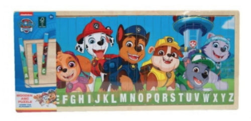 PAW PATROL ALFABETO PUZZLE LEGNO