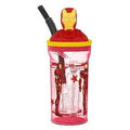 BICCHIERE C/CANNUC.3D IRON MAN TRITAN 74868