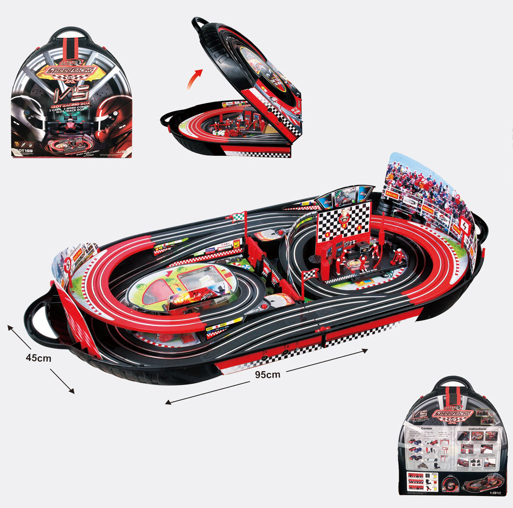 PISTA AUTO IN VALIGETTA A BATTERIA IN SCALA 1/59 COD 68036 GIRAFFA