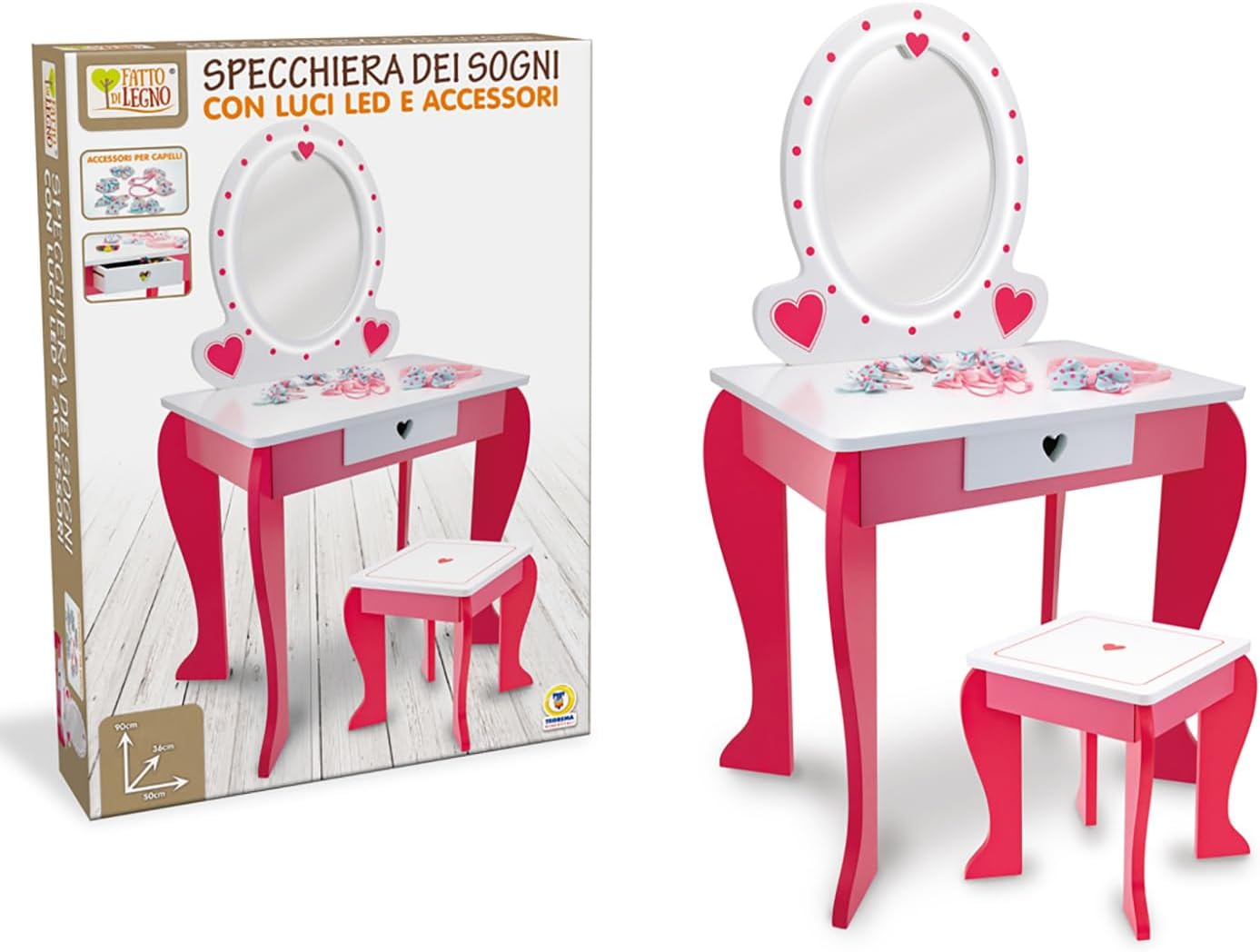 SPECCHIERA IN LEGNOCON LED