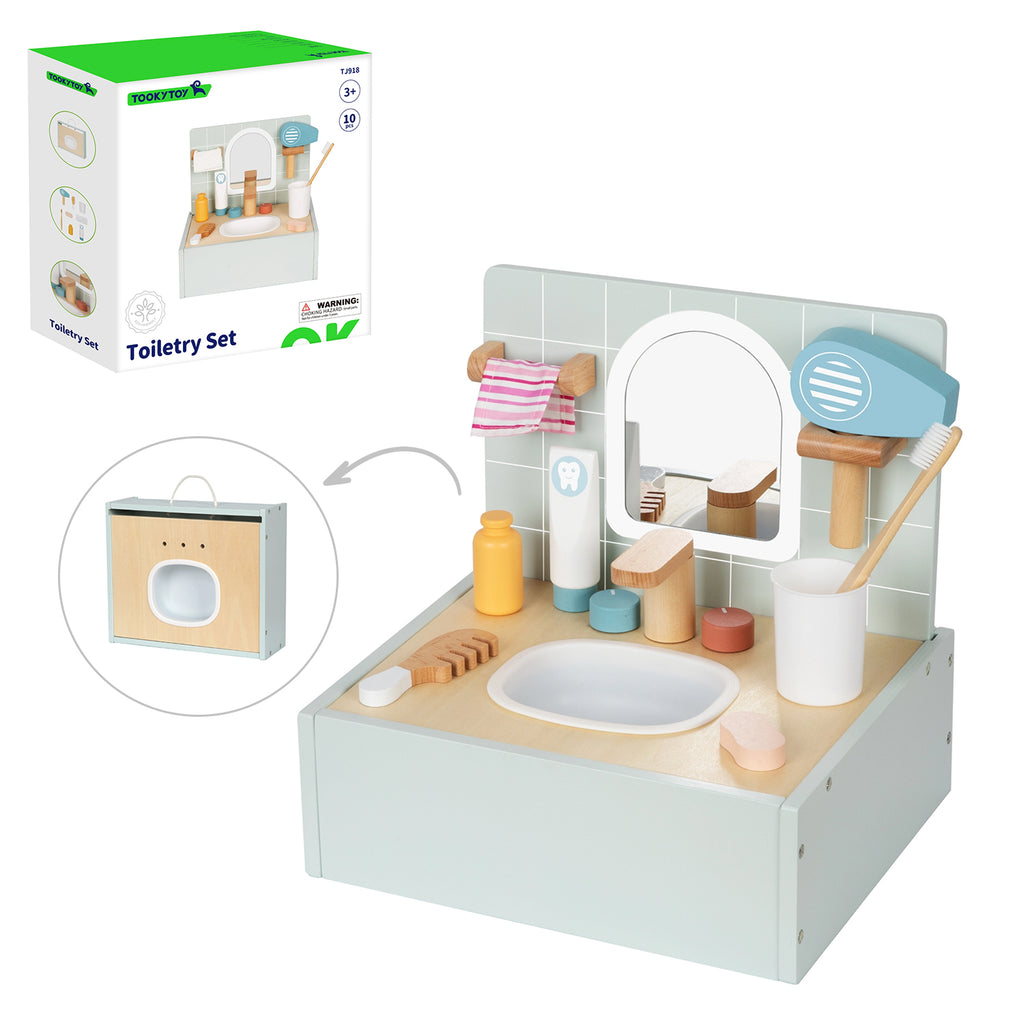 SPECCHIERA TOILET SET LEGNO TOOKY TOYS