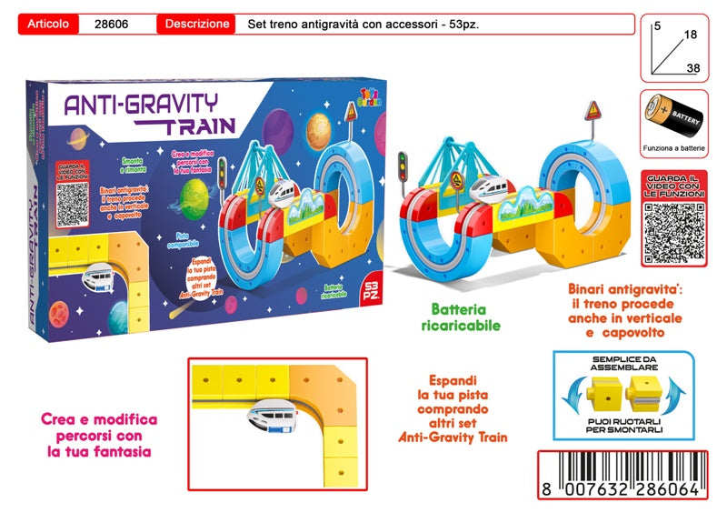 ANTIGRAVITY TRAIN PZ. 53 28606 TOYS GARDEN