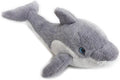 Peluche Ecosostenibile Delfino Grande, 43 cm, Grigio