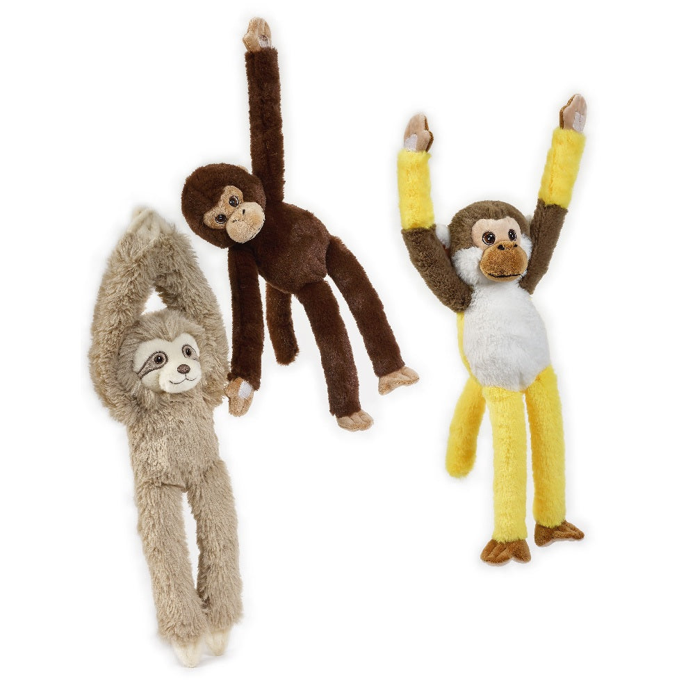 Peluche Scimmietta con velcro cm.39 ASSORTITE