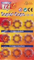 BLISTER 8 COLPI PER PISTOLA GIOCATTOLO FULMINANTI