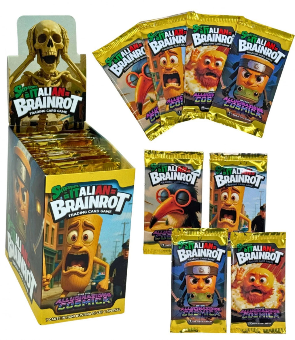 SET DI 7 CARTE DI CUI UNA CARD SPECIAL ITALIAN BRAINROT 60047 51702