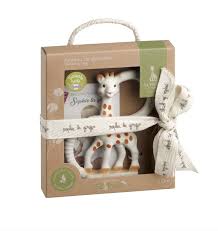 SOPHIE LA GIRAFE Doppio anello caucciù naturale per dentizione