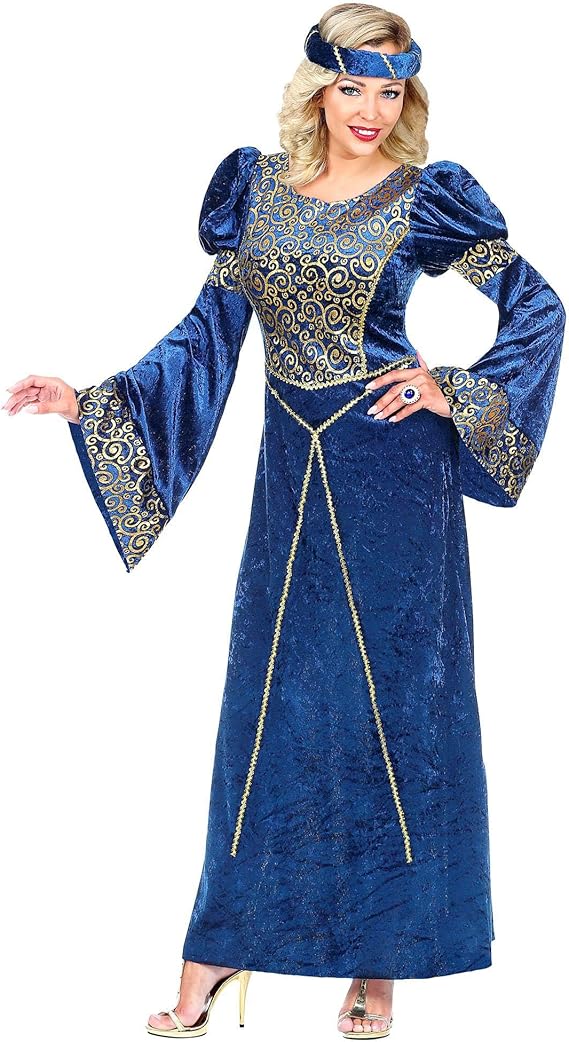 DAMA DEL RINASCIMENTO(vestito,copricapo) L
