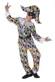 ARLECCHINO" (giacca, pantaloni, cintura, cappello) 8/10 ANNI