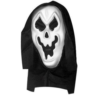 MASCHERA CON CAPPUCCIO E OCCHI INVISIBILI FANTASMA BIANCO" in EVA