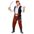 PIRTATA DEI CARAIBI(camicia con gilet,pantaloni,cintura,bandana) L