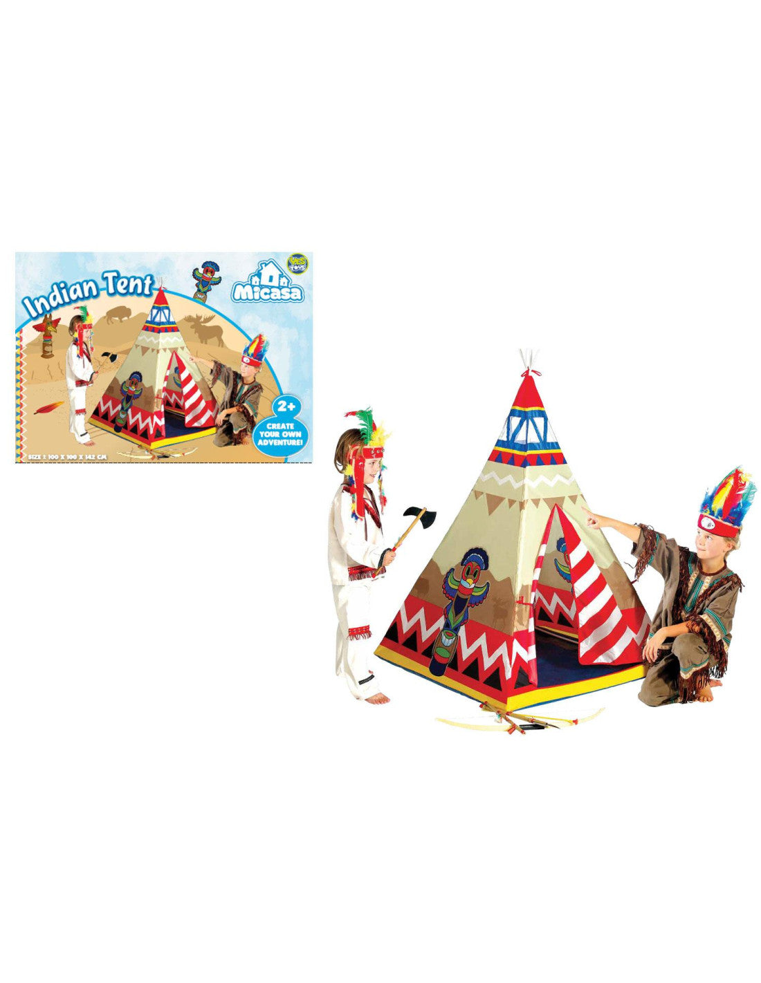 Tenda Indiani 100X100X142cm