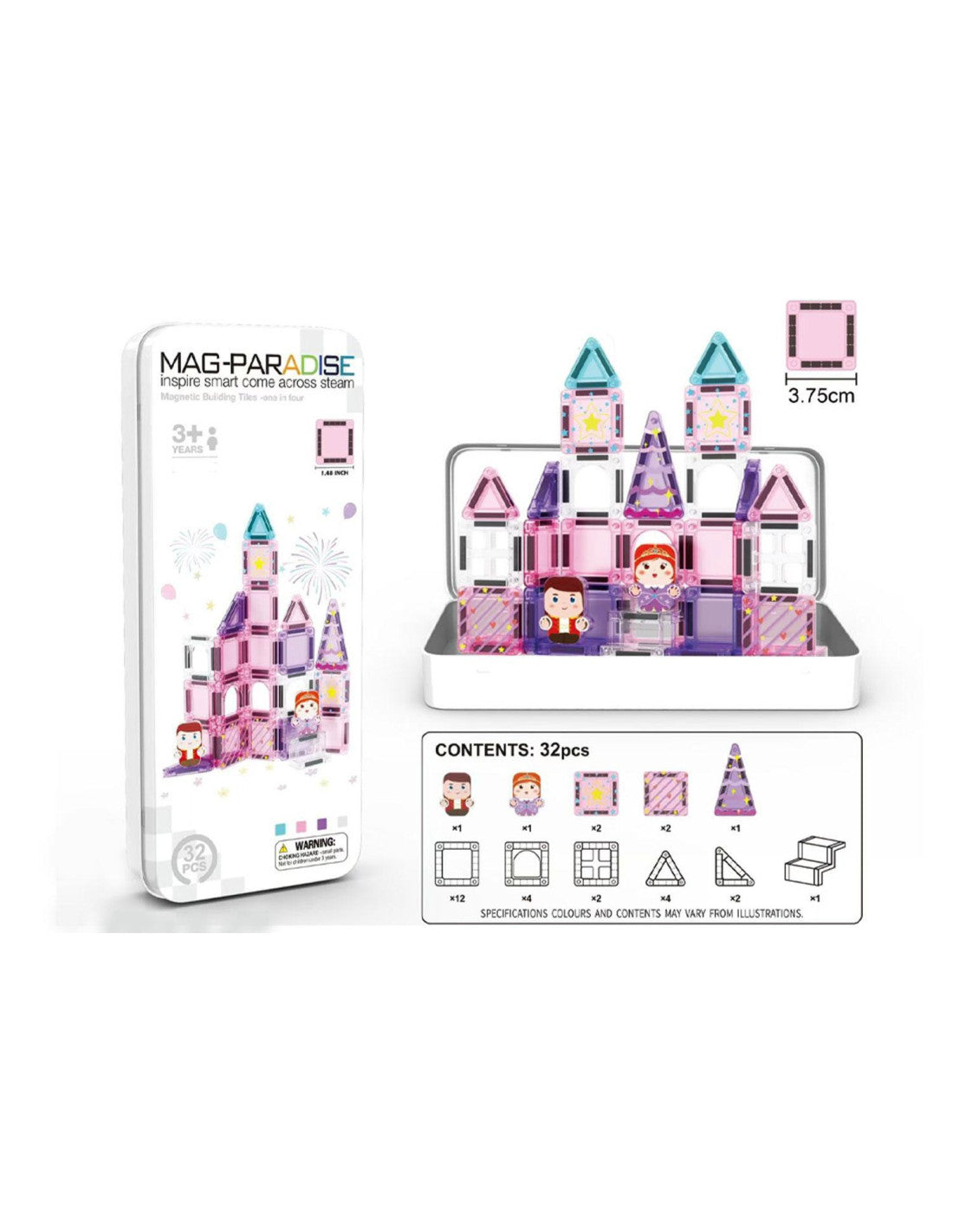 MAG-PARADISEMagnetic Nano Piastrelle Castle Princess 32