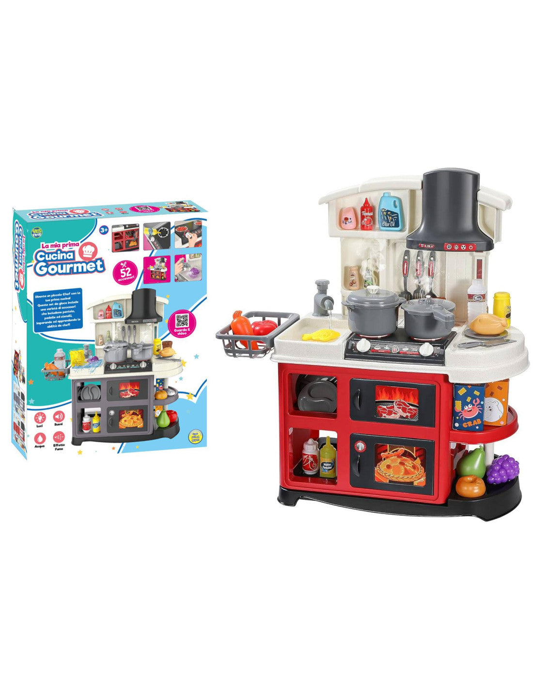 Cucine Deluxe Funzionante 52 accessori