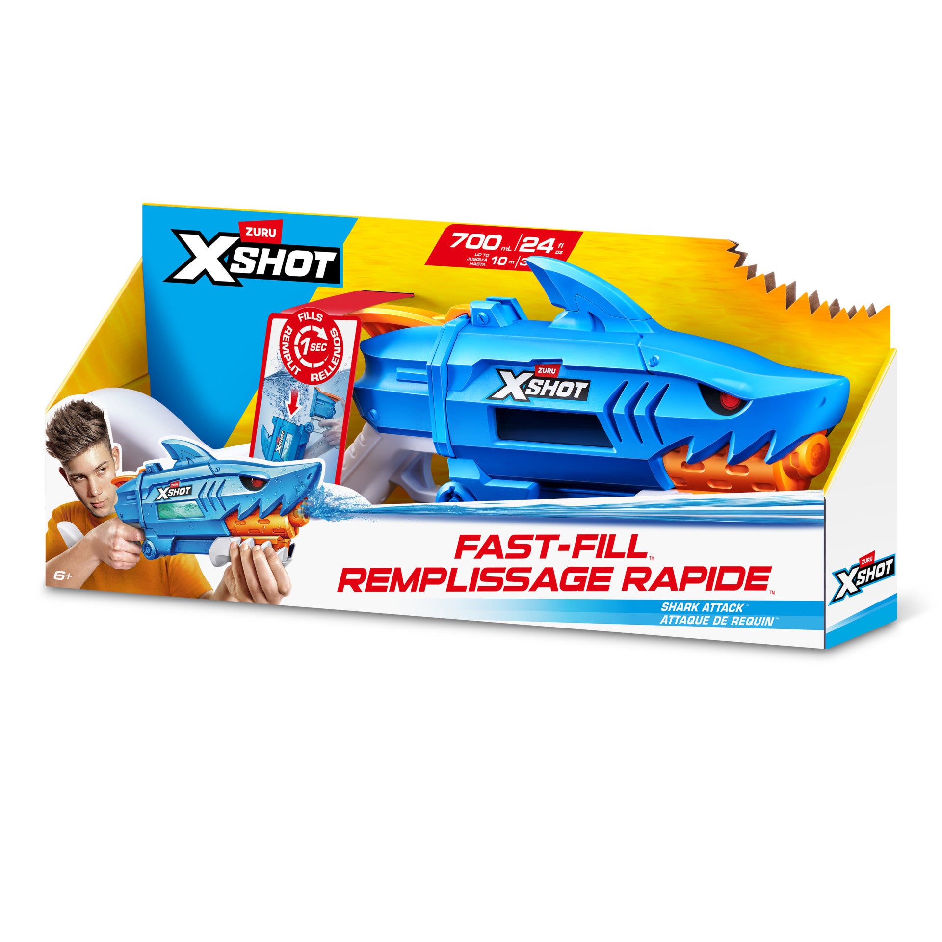 Pistola ad Acqua X-Shot Fast Fill Shark – Blaster Squalo